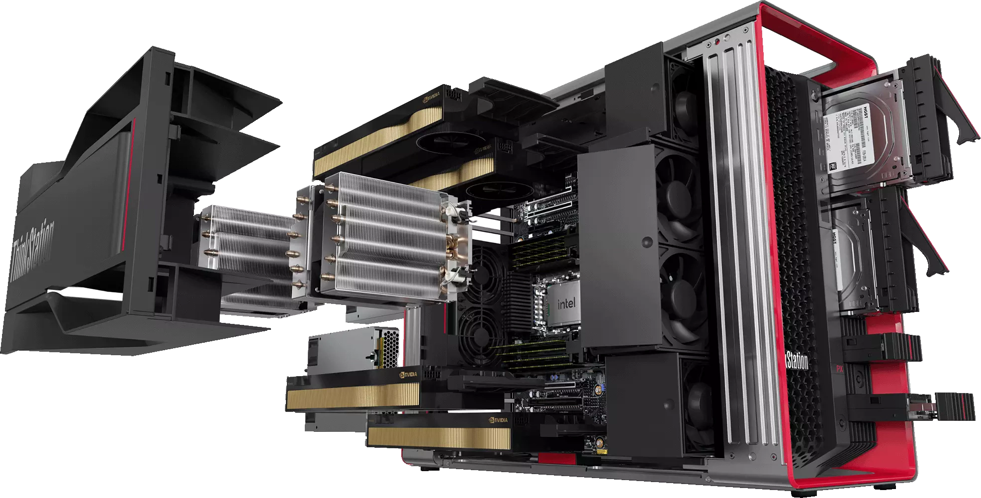 Lenovo PX workstation internals showcase