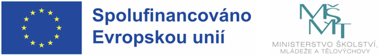 Logo Financováno EU, MŠMT